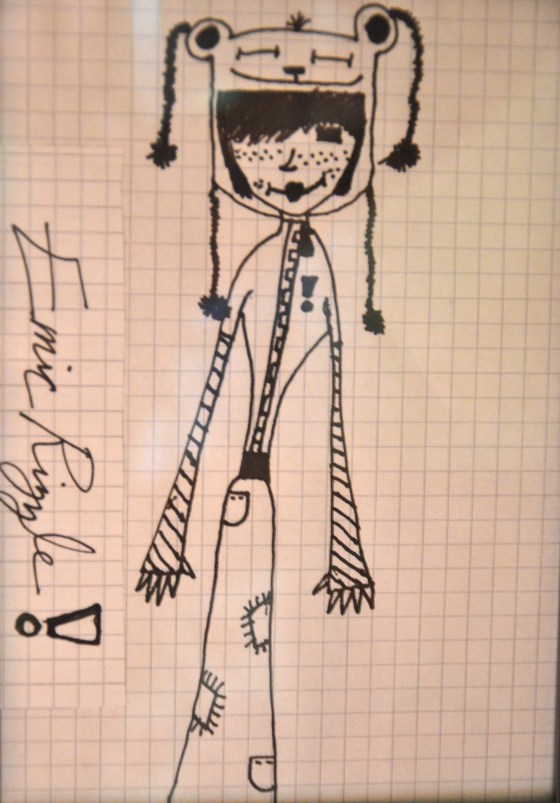 drawn by my daughter, Clara